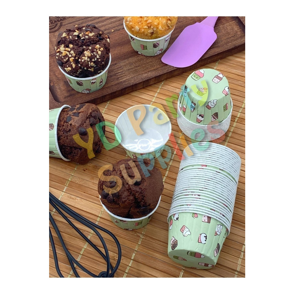 Yusuf Dirik YD Party Supplies Desenli Muffin Kek Kalıbı 50 Adet 50x39 Kek Kalıpları Fiyatı