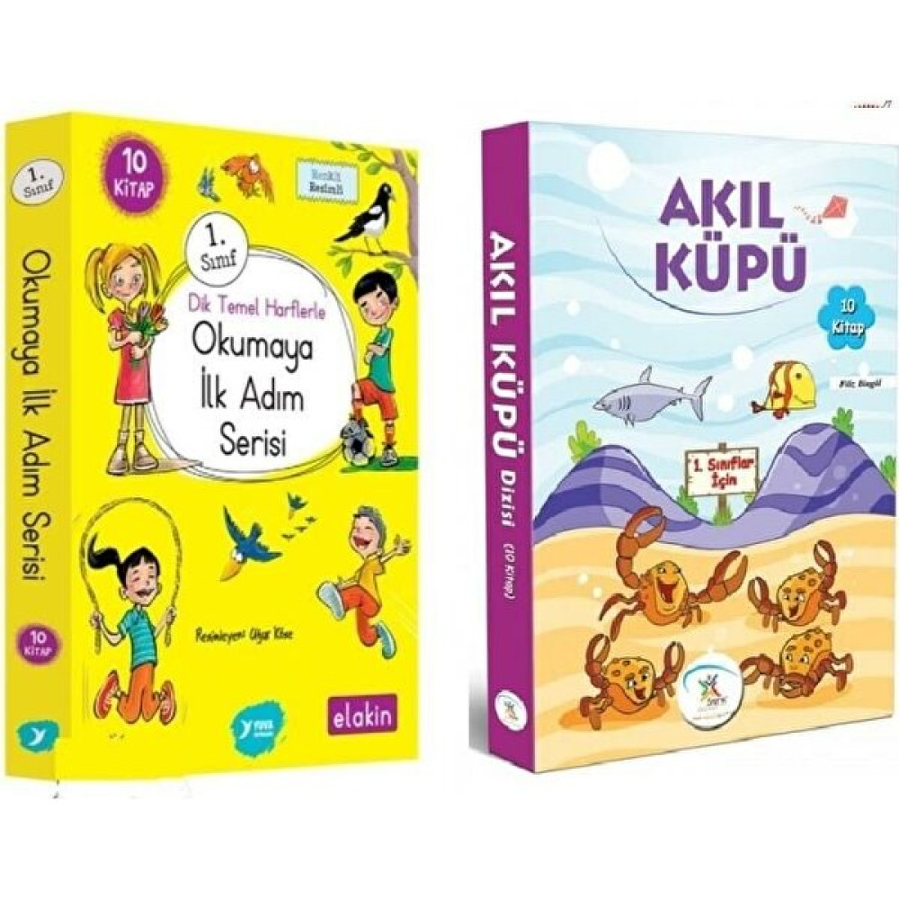 Yuva 1.sınıf Dik Temel Harflerle Okumaya Ilk Adım + Akılküpü Hikaye Seti 20 Kitap Çocuk Öykü Fiyatı
