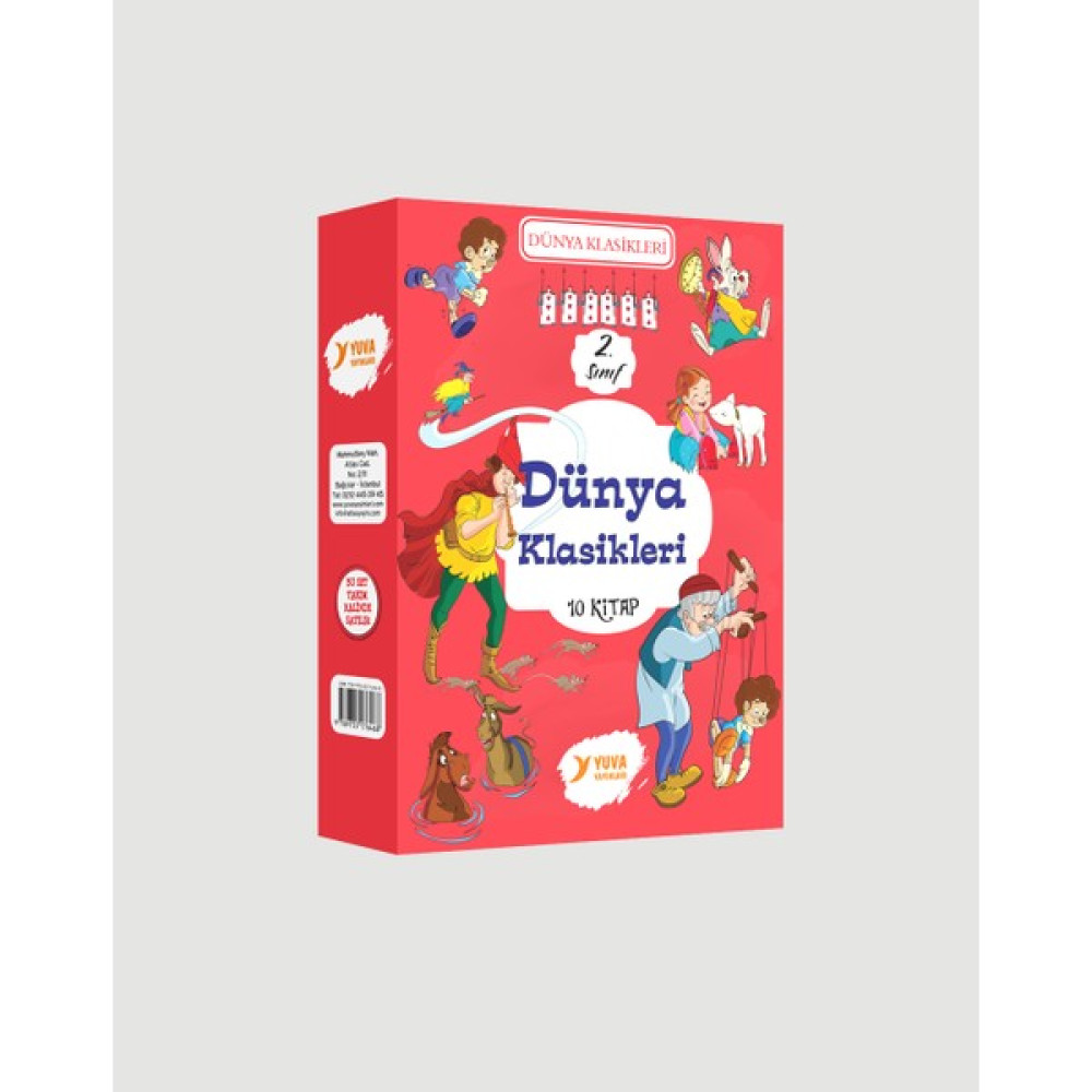 Yuva Yayınları 2. Sınıf Dünya Klasikleri (10 Kitap Takım) Kaynak Kitapları Fiyatı
