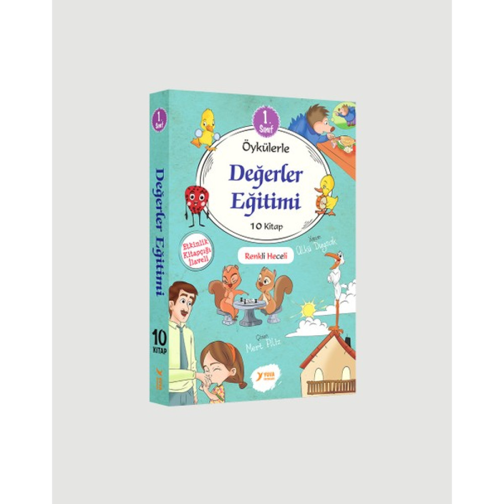 Yuva Yayınları Öykülerle Değerler Eğitimi Renkli Heceli 1.Sınıf 10 Kitap Çocuk ve Gençlik Fiyatı