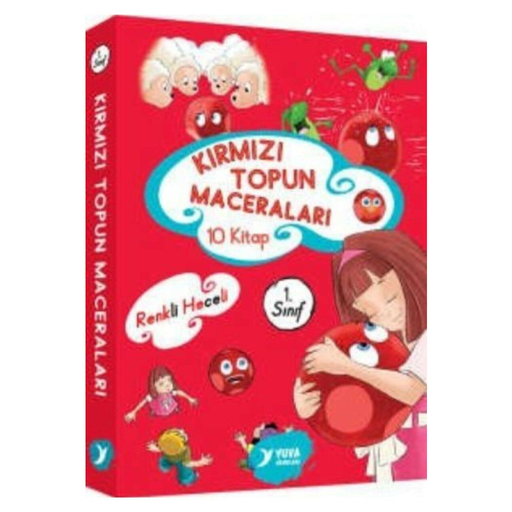 Yuva Yayınları Yuva 1. Sınıflar Için Kırmızı Topun Maceraları 10 Kitap Düz Yazı Çocuk Öykü Fiyatı