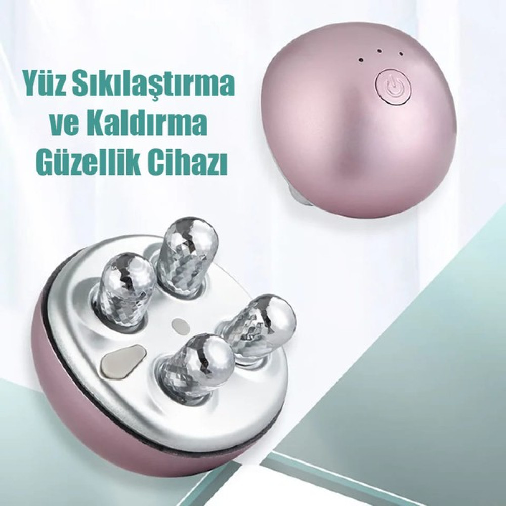 Yüz Gençleştirme Sıkılaştırıcı Masaj Yaşlanma Karşıtı Cilt Bakım Cihazı Ems Microcurrent - PEMBE Anti-Aging / Yaşlanma Karşıtı Fiyatı