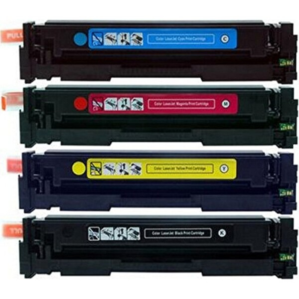 Yüzde Yüz Toner CF400A / CF401A / CF402A / CF403A Takım Muadil Toner 201A Tonerler Fiyatı