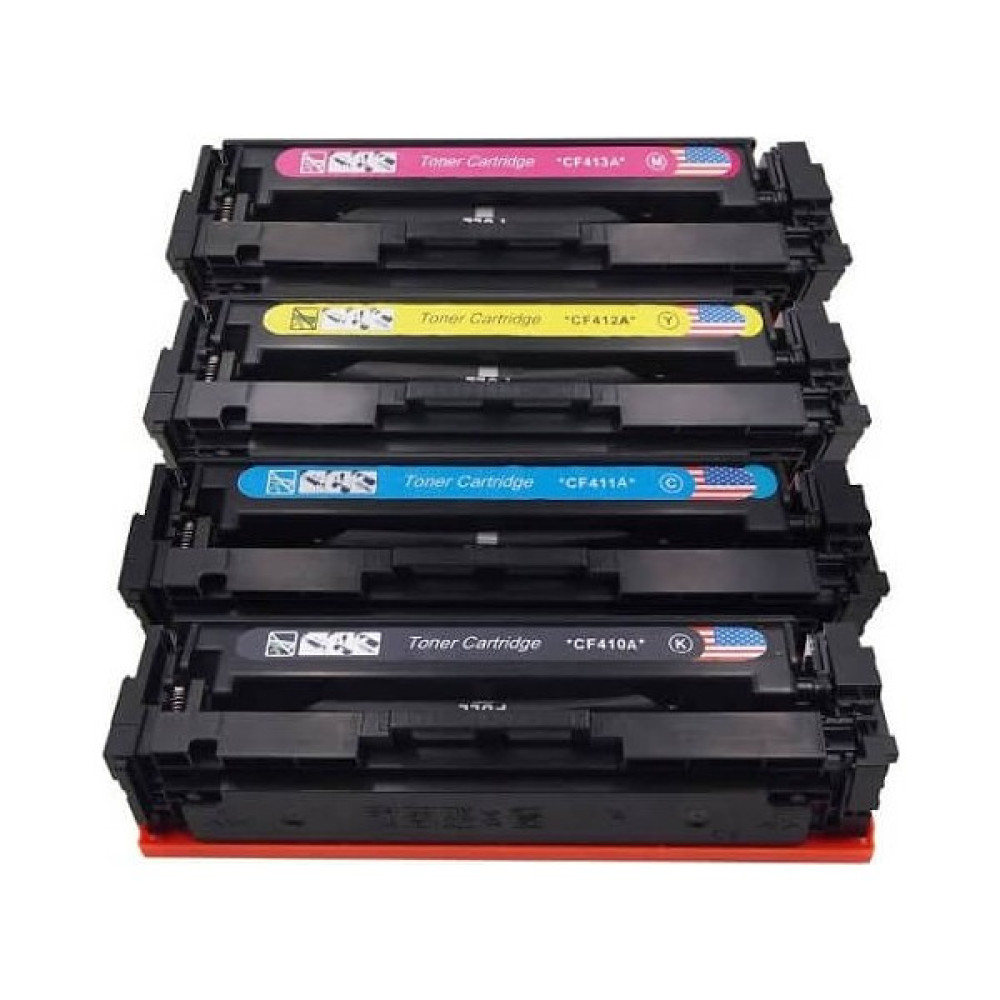 Yüzde Yüz Toner HP M377-M452-M477-M479 Takım Muadil Toner 410A 2300 Sayfa Renkli Tonerler Fiyatı