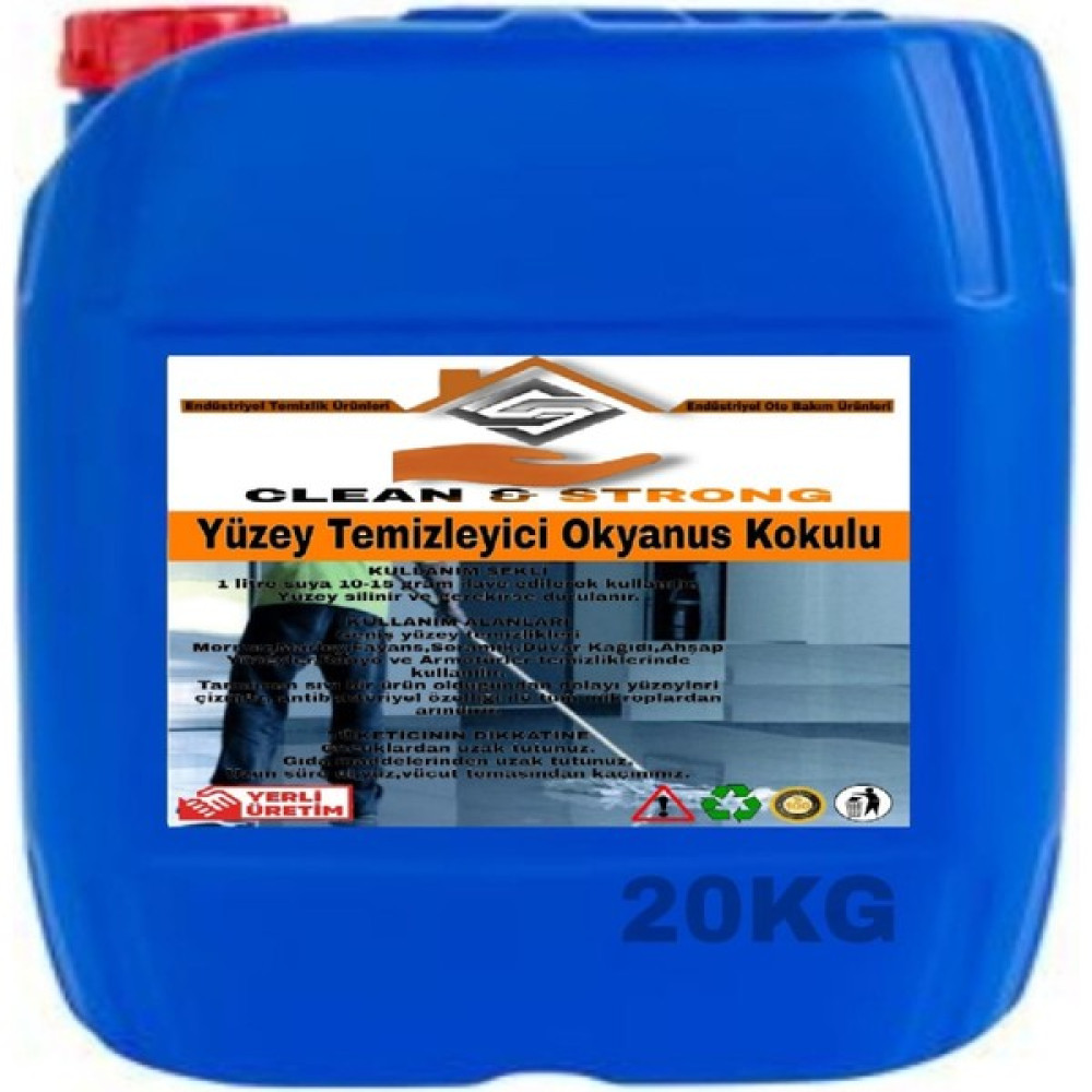 Yüzey Temizleyici Okyanus Kokulu 20 kg Oto Boyaları Fiyatı