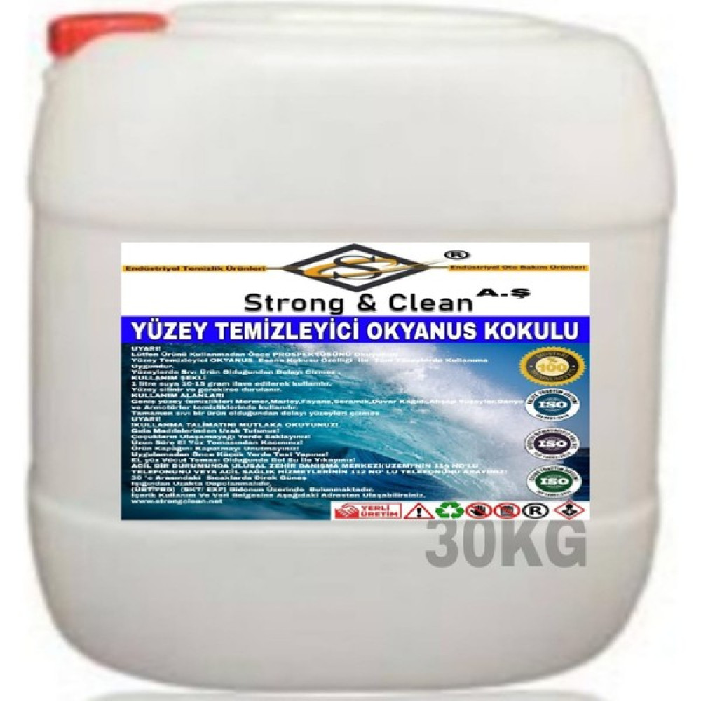 Yüzey Temizleyici Okyanus Kokulu 30 kg Parlatıcı ve Temizleyiciler Fiyatı