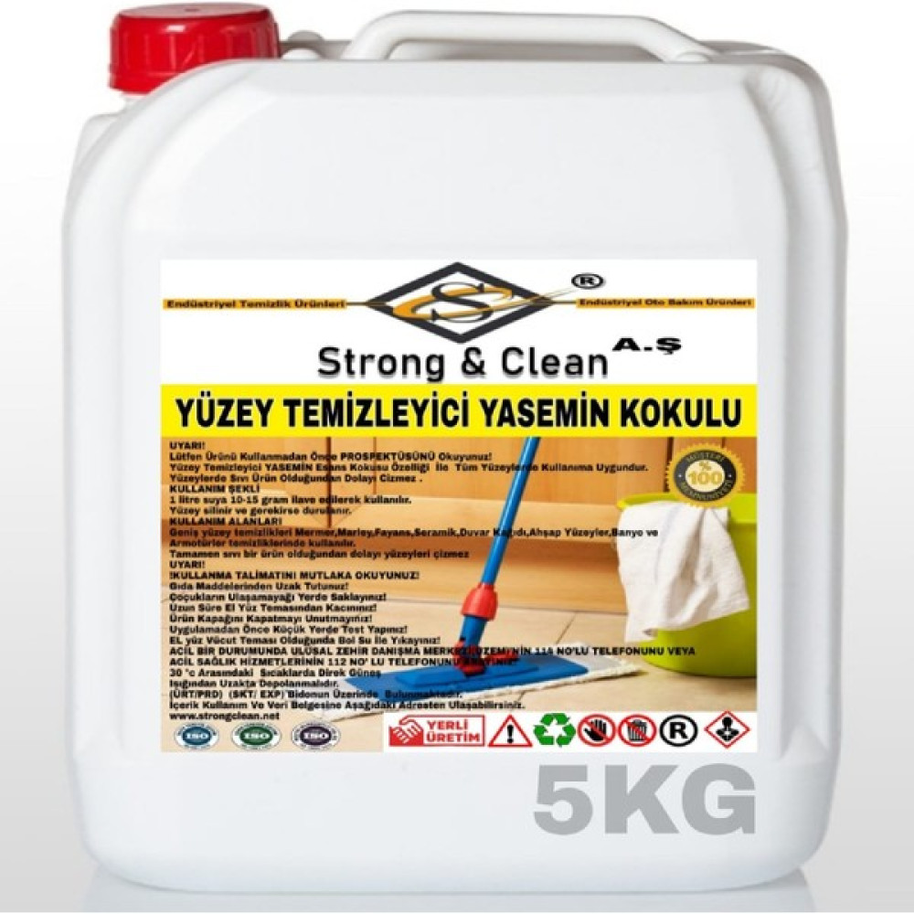 Yüzey Temizleyici Yasemin Kokulu 5 kg Parlatıcı ve Temizleyiciler Fiyatı