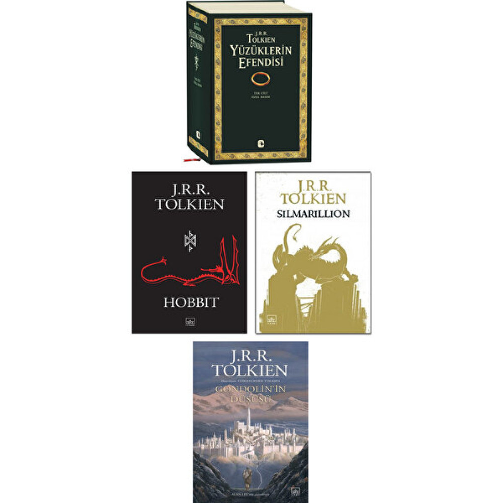 Yüzüklerin Efendisi Tek Cilt Özel Basım - Hobbit - Silmarillion - Gondolin’in Düşüşü - J.r.r. Tolkien – 4’lü Fantastik Roman Kitap Seti Bilim Kurgu & Fantastik Fiyatı