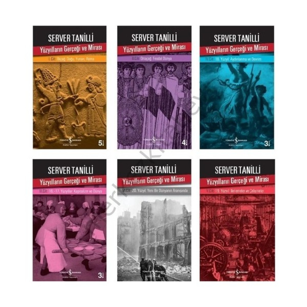 Yüzyılların Gerçeği ve Mirası - 6 Kitap Set - Güncel Yeni Baskı - Server Tanilli Türk Tarihi Fiyatı