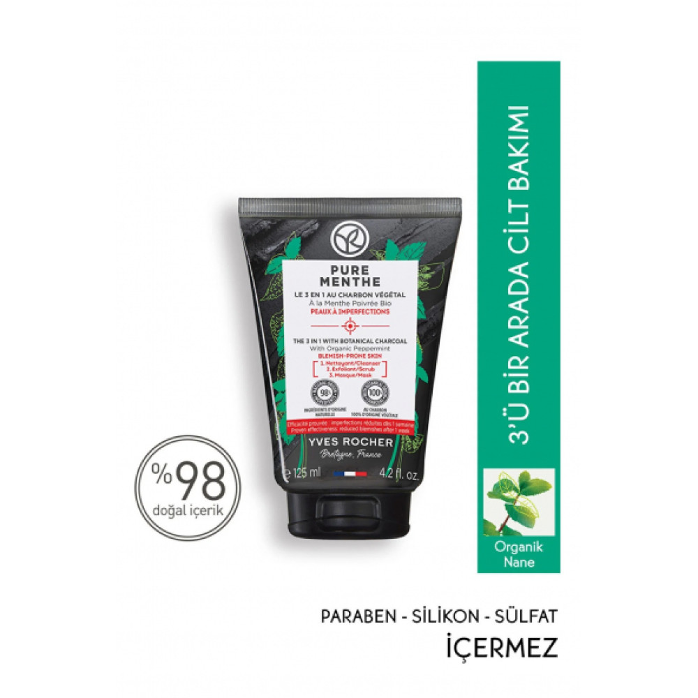 Yves Rocher Akneye Egilimli Ciltler Icin Peeling Etkili Prebiyotik Yuz Yikama Jeli Cilt Temizleme ve Peeling Fiyatı