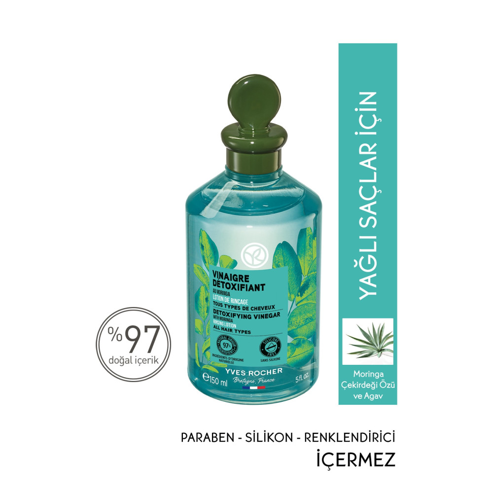Yves Rocher Arındırıcı (Pure Detox) Moringa Saç Sirkesi/Toniği - Vegan-150 ml Saç Bakım Maskeleri & Serumlar & Spreyler Fiyatı
