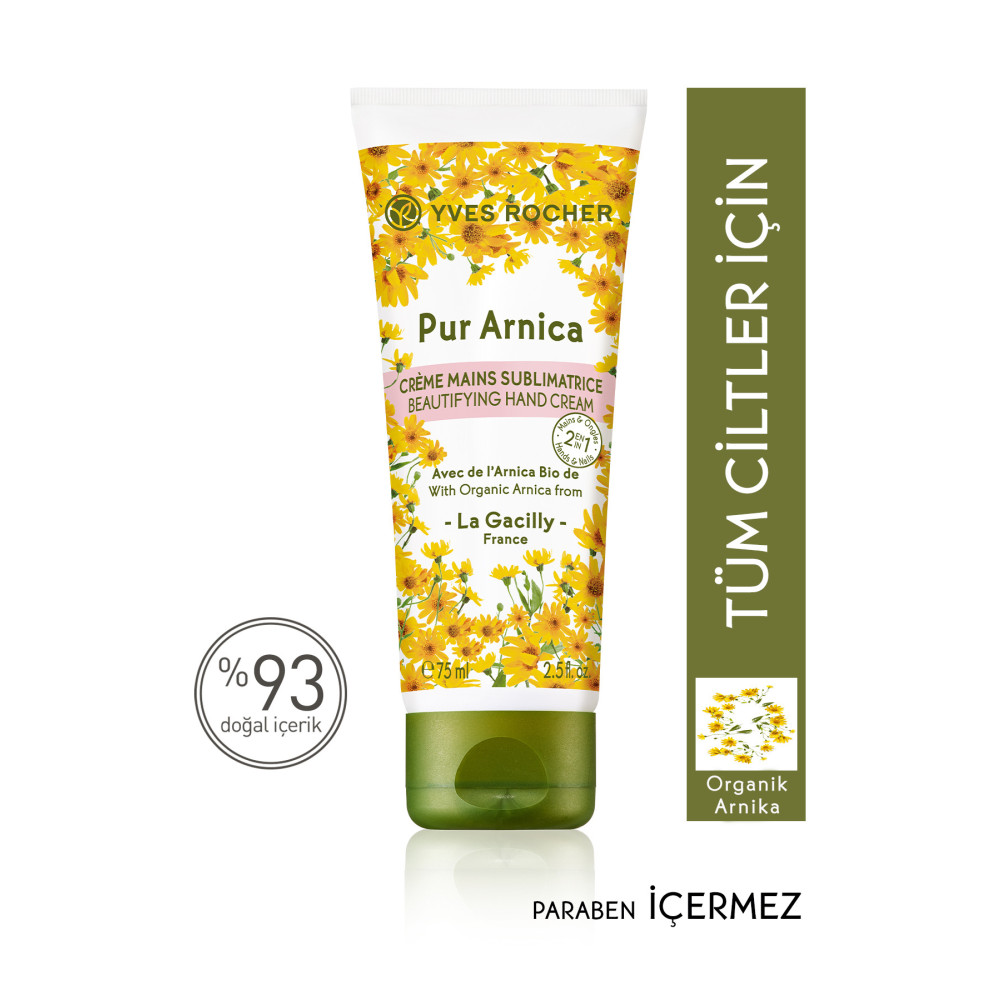 Yves Rocher Gençleştirici Ve Yenileyici Pur Arnica El Ve Tırnak Kremi - Arnika & Shea-75 ml El Bakımı Fiyatı
