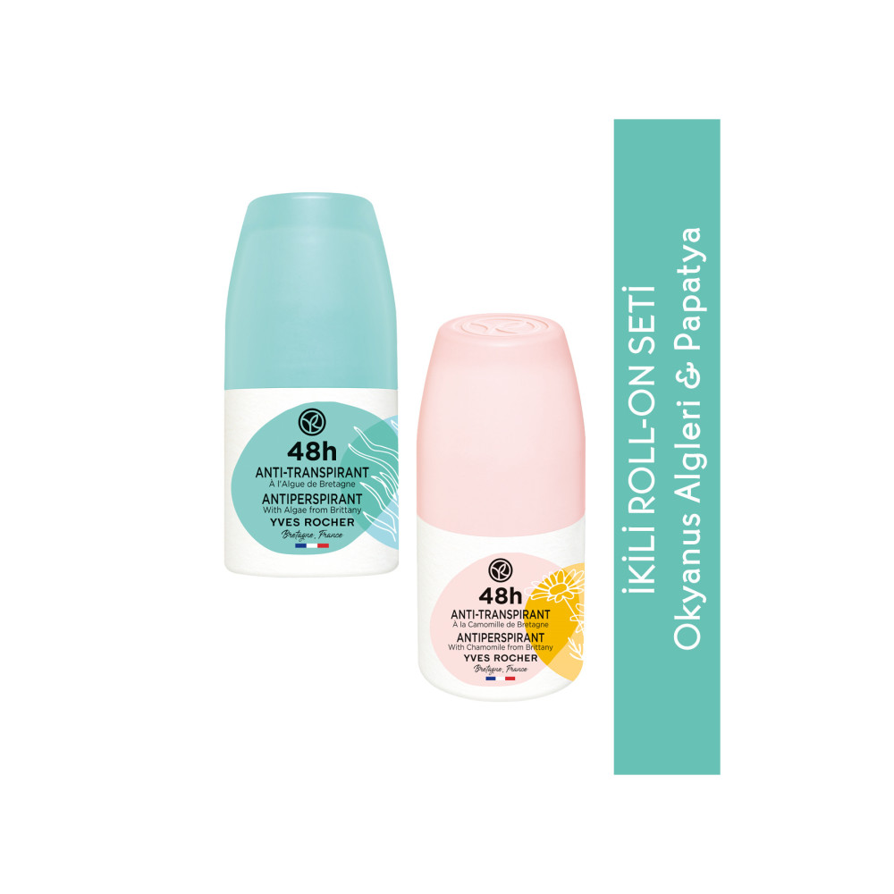 Yves Rocher İkili Antiperspirant Roll-on Deodorant Seti- Roll-Onlar Fiyatı