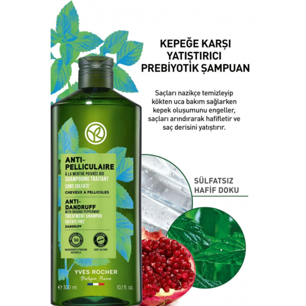 Yves Rocher Kepege Karsi (Anti Pelliculaire) Yatistirici Prebiyotik Sampuan Şampuan ve Saç Kremi Fiyatı