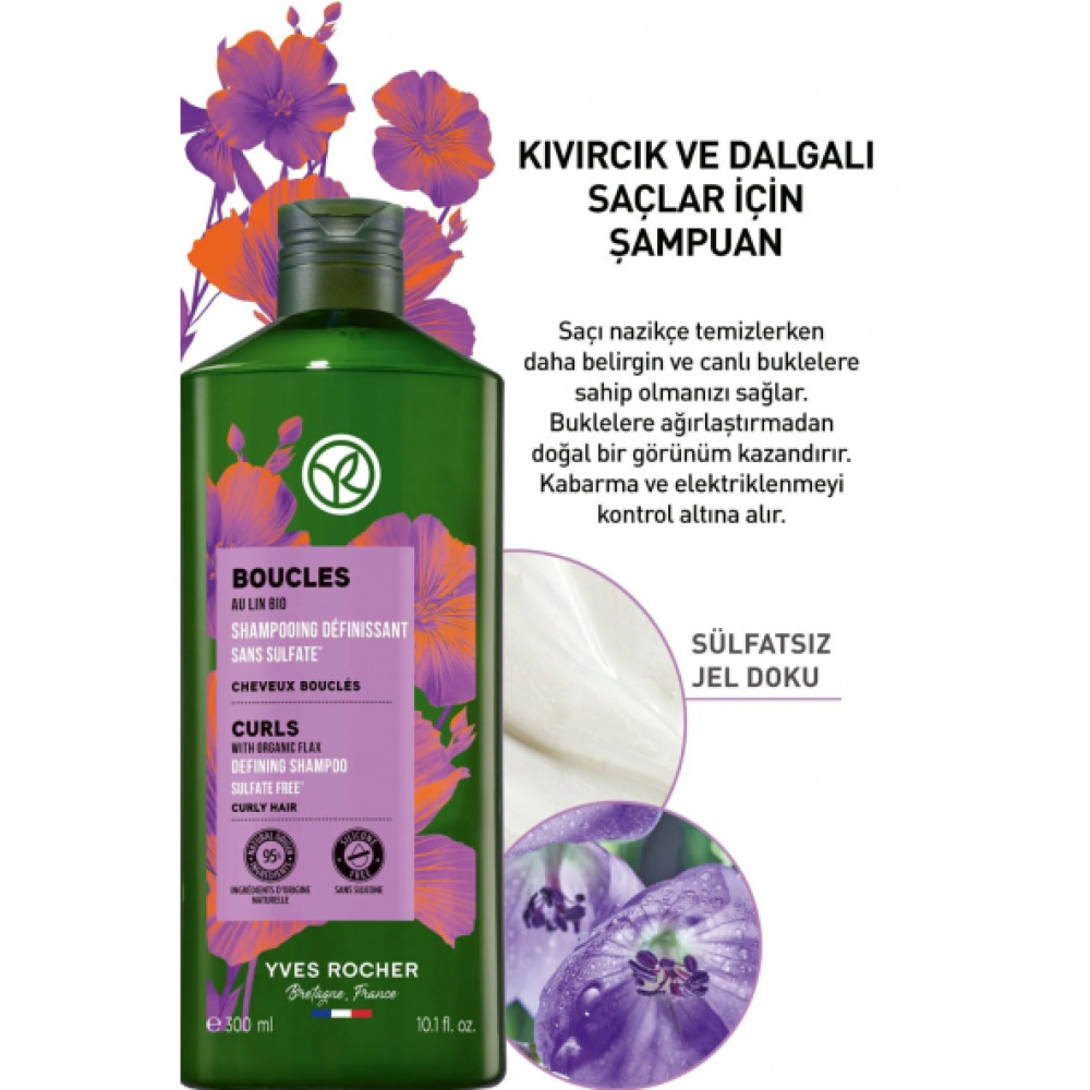 Yves Rocher Kivircik Ve Dalgali Saclar Icin (Boucle) Bukle Belirginlestirici Sampuan Şampuan ve Saç Kremi Fiyatı