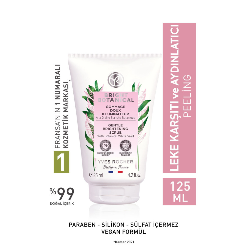 Yves Rocher Leke Ve Kırışık Karşıtı Bitkisel Kompleks Bakım Bright Botanical - Yüz Peelingi-125ml Cilt Temizleme ve Peeling Fiyatı