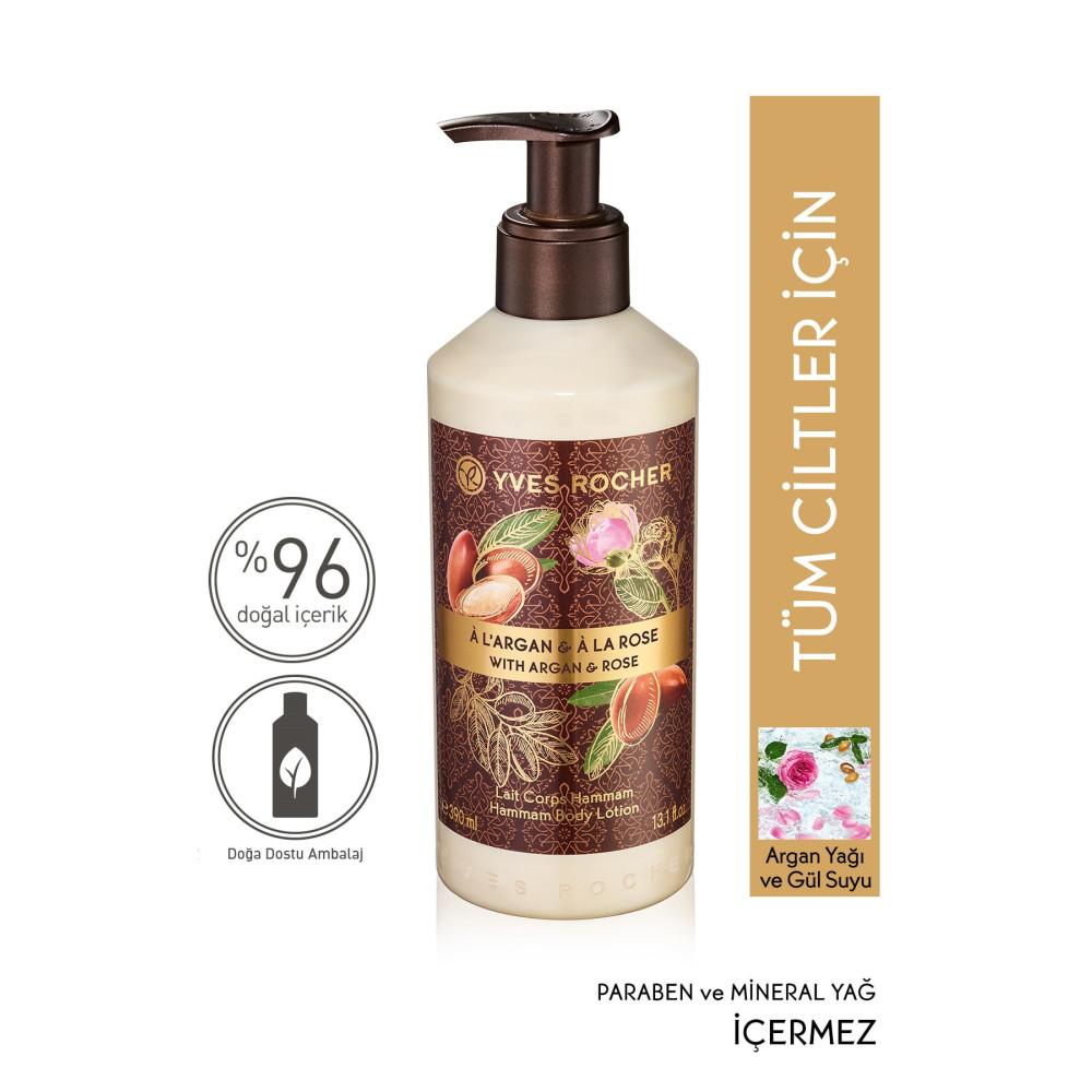 Yves Rocher Nemlendirici Vücut Losyonu - Oryantal Argan Ve Gül- 390ml- Vücut Losyonu ve Nemlendiricileri Fiyatı