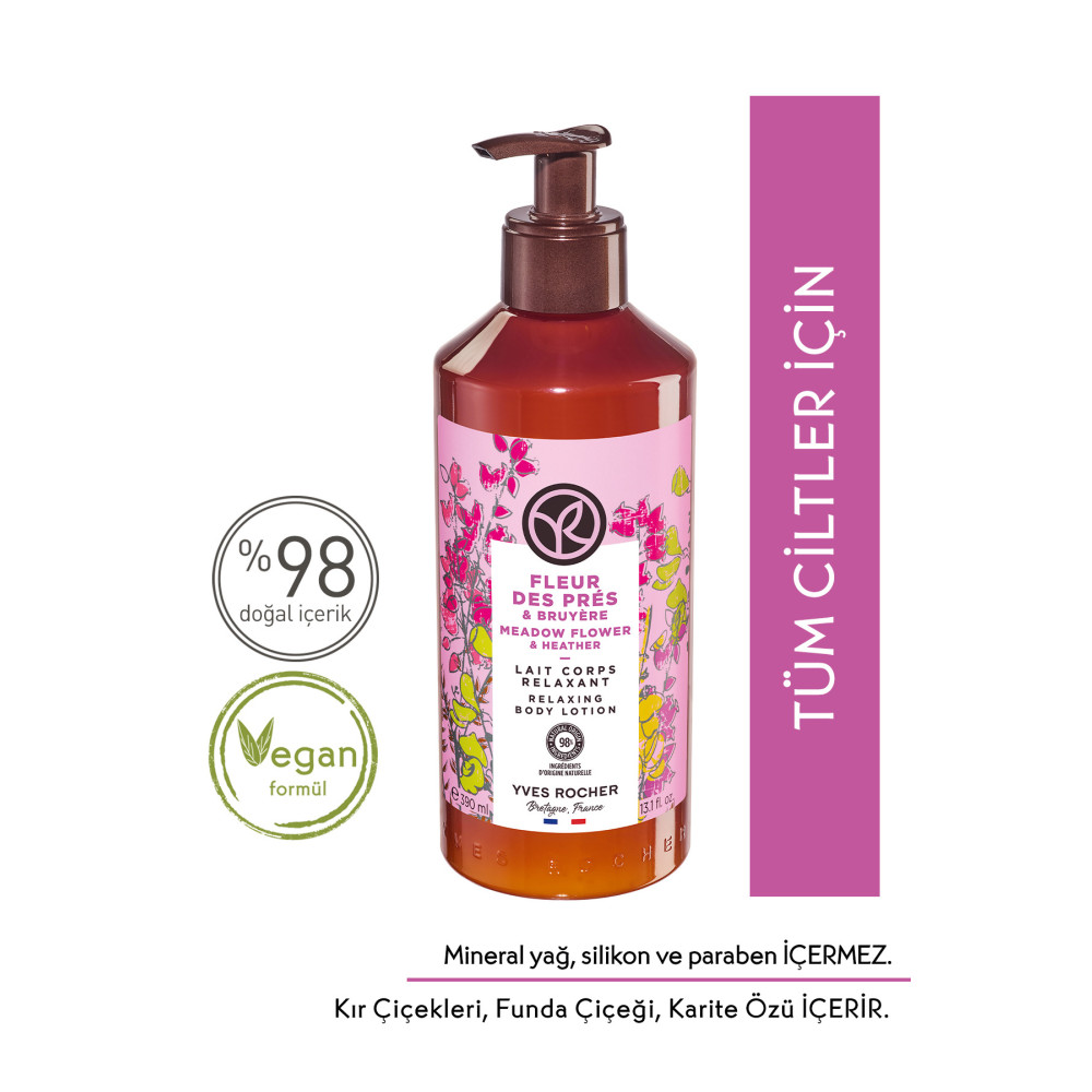 Yves Rocher Nemlendirici Vücut Losyonu - Romantik Kır Çiçekleri - 390ml- Vücut Losyonu ve Nemlendiricileri Fiyatı