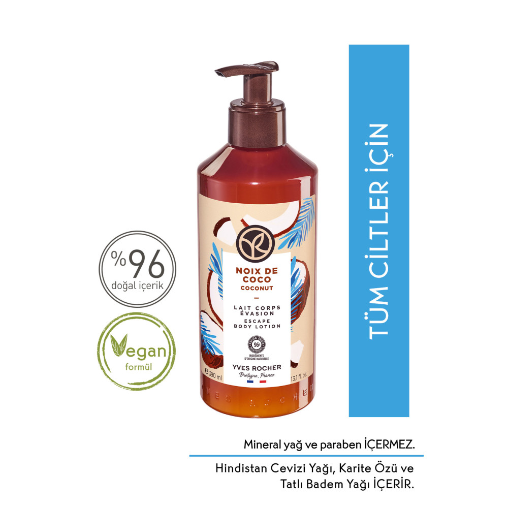 Yves Rocher Nemlendirici Vücut Losyonu - Tropikal Hindistan Cevizi - 390ml Vücut Losyonu ve Nemlendiricileri Fiyatı