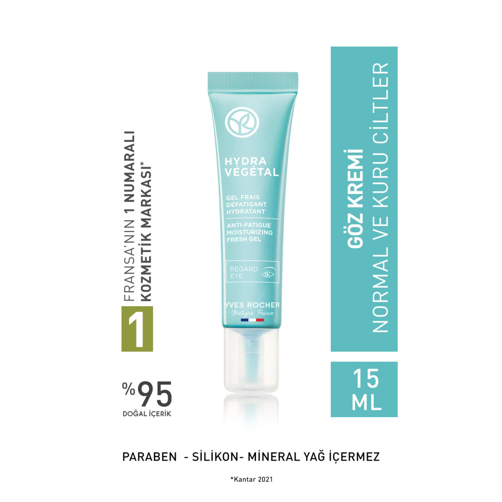 Yves Rocher Normal ve Kuru Ciltler için Hydra Vegetal - Aloe Vera & Escin - Göz Kremi -15 ml Göz Kremi Fiyatı
