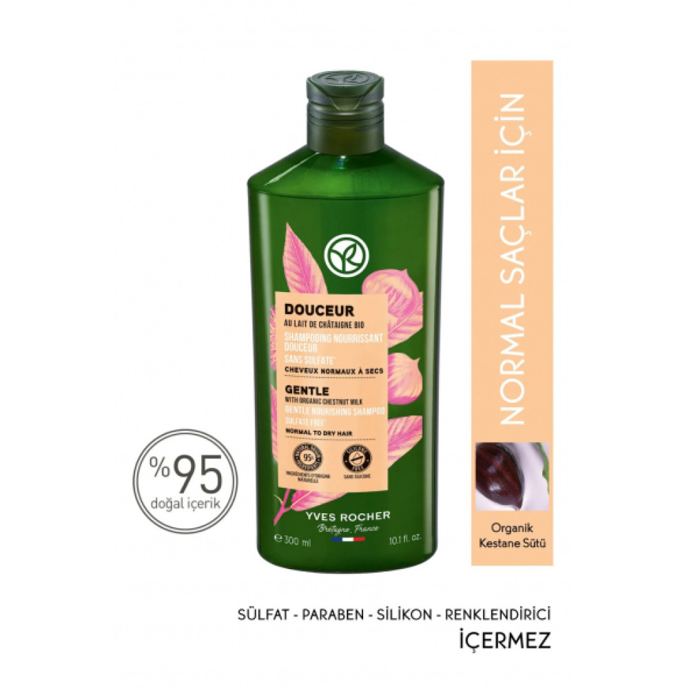Yves Rocher Normal/Kuru Saclar Icin (Doucer) Besleyici Kolay Tarama Sampuani Şampuan ve Saç Kremi Fiyatı