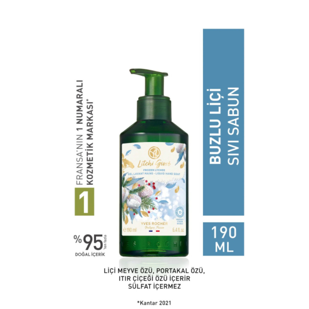 Yves Rocher Sivi Sabun - Buzlu Lici - 190Ml Duş Jelleri ve Banyo Köpükleri Fiyatı