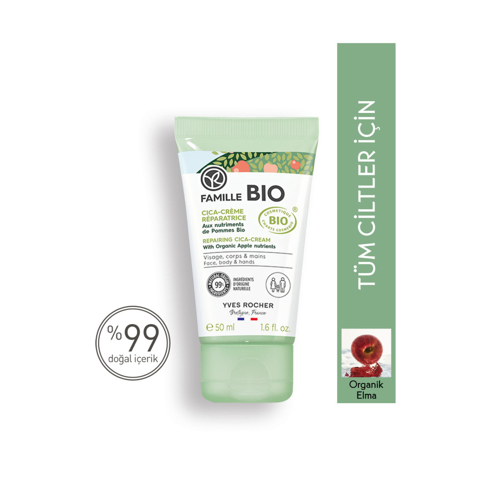 Yves Rocher Tüm Aile Için Organik Sertifikalı Onarıcı Famille Bio Cica Krem-50 Ml- Vücut Losyonu ve Nemlendiricileri Fiyatı