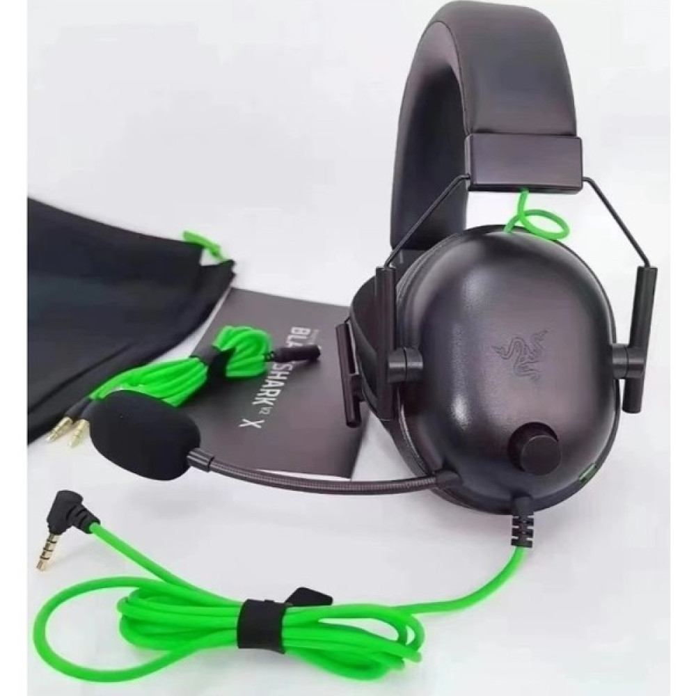 YW-BC Razer Blackshark V2X Cyclone Black Shark V2X Oyuncu Kulaklığı Kulaklığı (Yurt Dışından) - Gri - Siyah Kulak Üstü Kulaklık Fiyatı