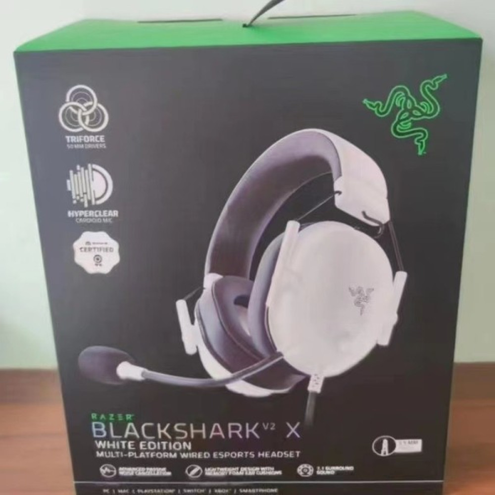 YW-BC Razer Blackshark V2X Cyclone Oyun Kulaklığı Kulaklığı - Beyaz (Yurt Dışından) Kulak Üstü Kulaklık Fiyatı