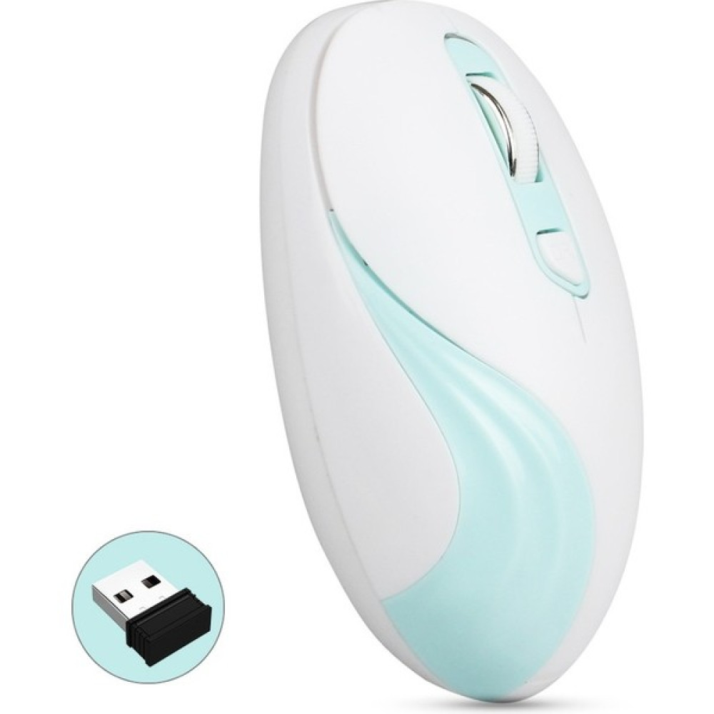 Ywyt G833 2.4ghz Kablosuz Taşınabilir Ergonomik Mouse 2000DPI (Yurt Dışından) - Mavi Klavye - Mouse Fiyatı