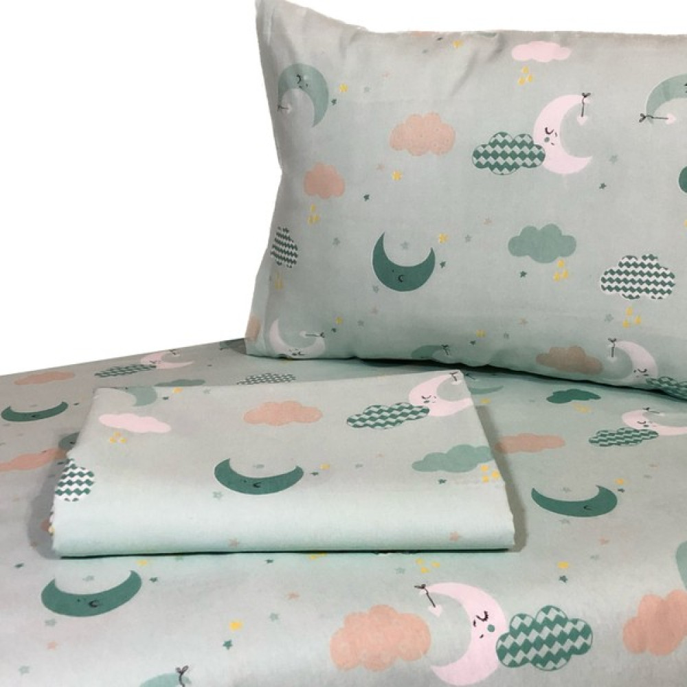 Y.Yağız Home Collection Y Yağız Home Collection Fermuarlı Bebek Nevresim Takımı - Yeşil - 100 x 150 cm Bebek Nevresim Takımı Fiyatı