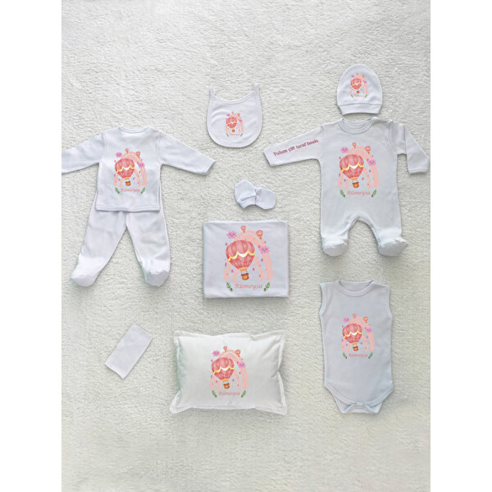 Yzc Home K05 Isimli, Kız Bebek 10LU Beyaz Hastane Çıkışı Bebek Hastane Çıkışı Fiyatı