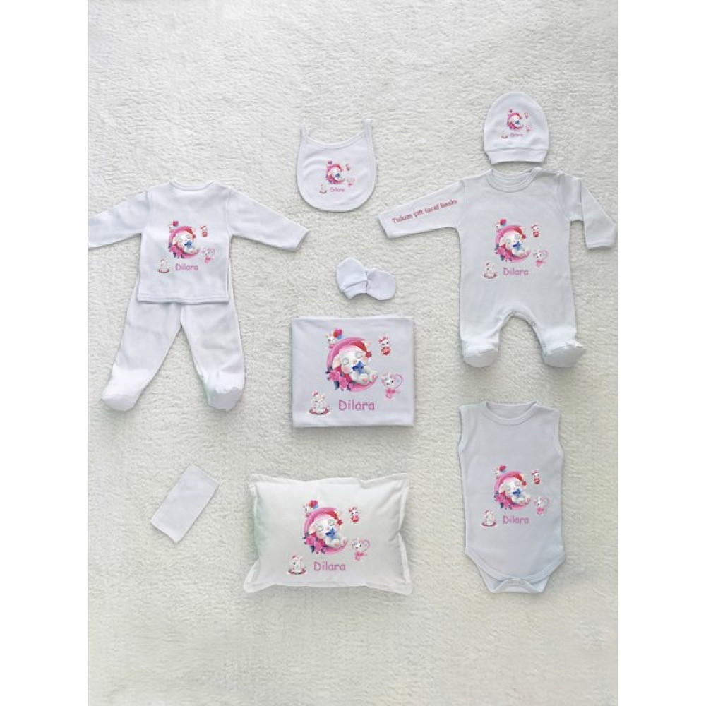 Yzc Home K11 Isimli, Kız Bebek 10LU Beyaz Hastane Çıkışı Bebek Hastane Çıkışı Fiyatı