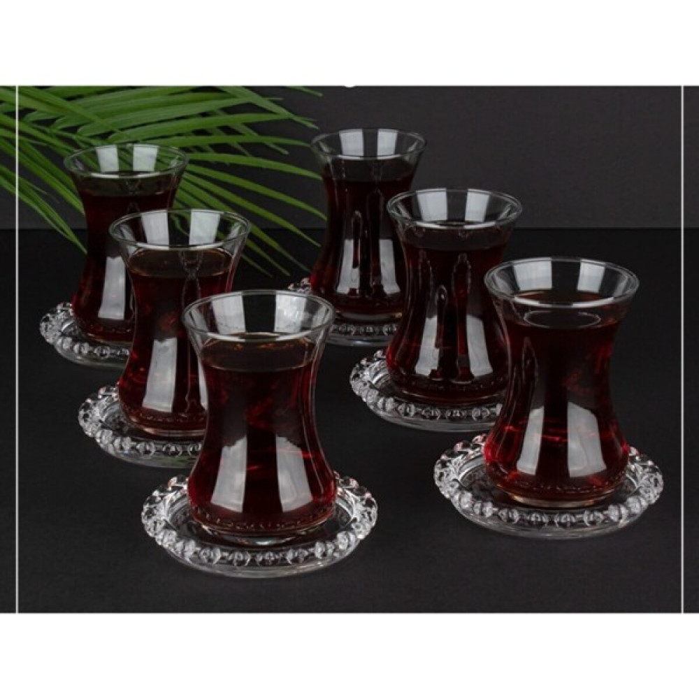Yzhome 6 Lı Kristal Taşlı Cam Yuvarlak Çay Tabağı Kase Sadece Tabak Kase Fiyatı