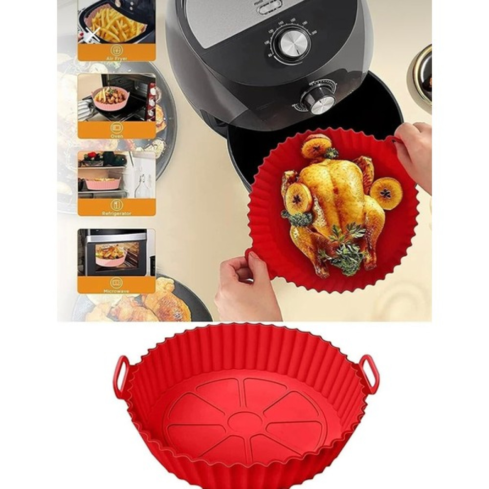 Yzhome Airfryer Silikon Pişirme Kalıbı - Hava Fritözü Kalıbı -Airfryer Aksesuar - Tüm Airfryer'lara Uyumlu - 1 Adet Kek Kalıpları Fiyatı
