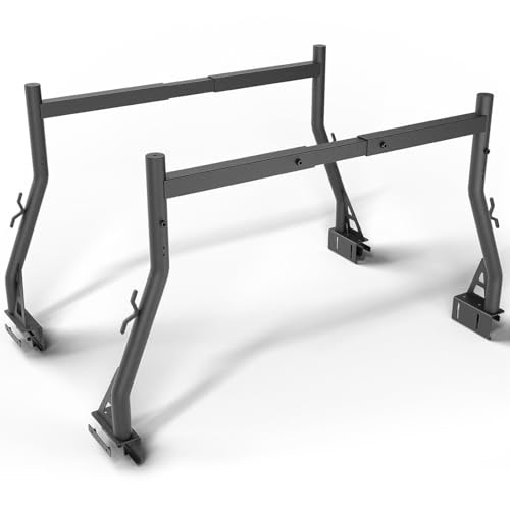 YZONA Universal Truck Bed Ladder Rack, Non-Drilling, 900 LBS Load Capacity, Fit Most Truck Bed Ranging from 46" to 71" Wide, Extendable Heavy Duty Steel Cargo Rack for Kayak, Surfboard, Lumber, Ladder
