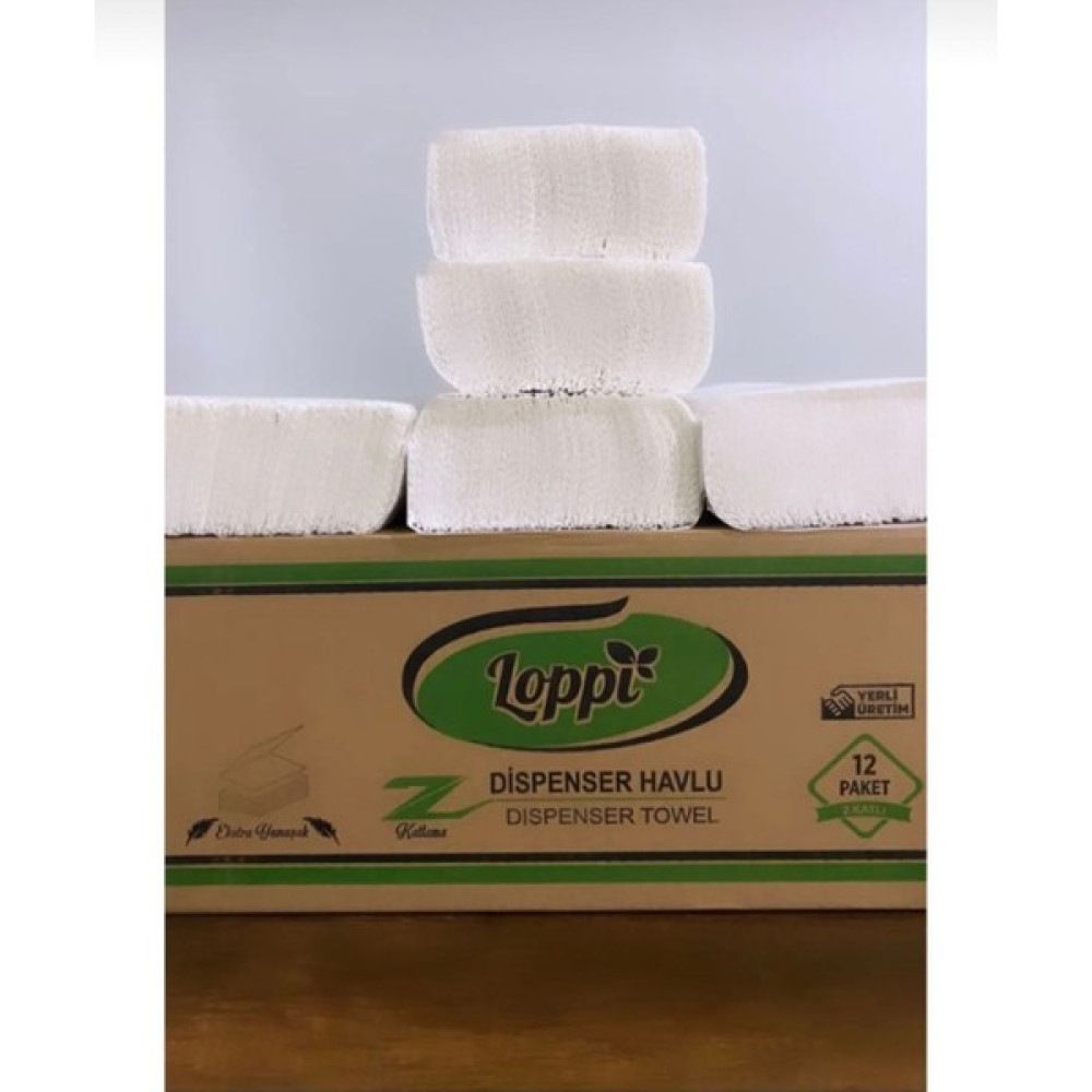 Z Katlama Dispanser Peçete Kağıt Havlu 100'LÜ 2 Paket Peçete Fiyatı
