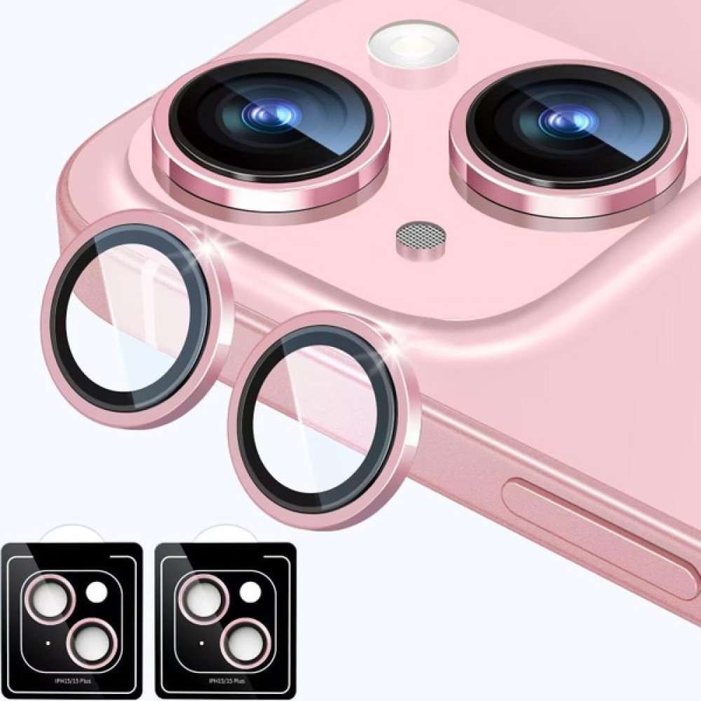 Z-Mobile Apple iPhone 15 Plus Uyumlu Safir Kamera Lens Koruyucu Orijinal Kenarı Çıkıntılı Model Uygulama Aparatlı - Pembe Cep Telefonu Ekran Koruyucusu Fiyatı
