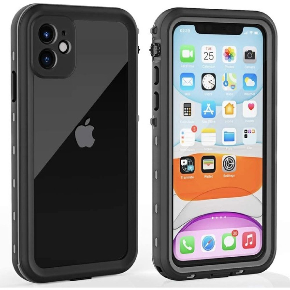 Z-Mobile iPhone 11 Su Geçirmez Kılıf Magsafe Waterproof Shockproof Ip 68 Sertifikalı Su Altı Kılıf - Siyah Cep Telefonu Kılıfı Fiyatı