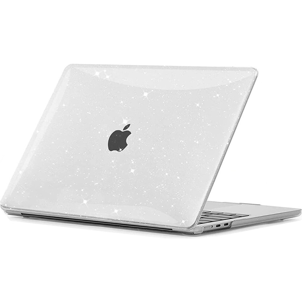 Z-Mobile MacBook Air 13" M5 M4 M3 M2 Koruyucu Kılıf A2681 A3240 A3113 A3449 Simli Parlak Şeffaf Kılıf Kapak 13.6" Uyumlu 360° Koruma - Simli Şeffaf Diğer Fiyatı
