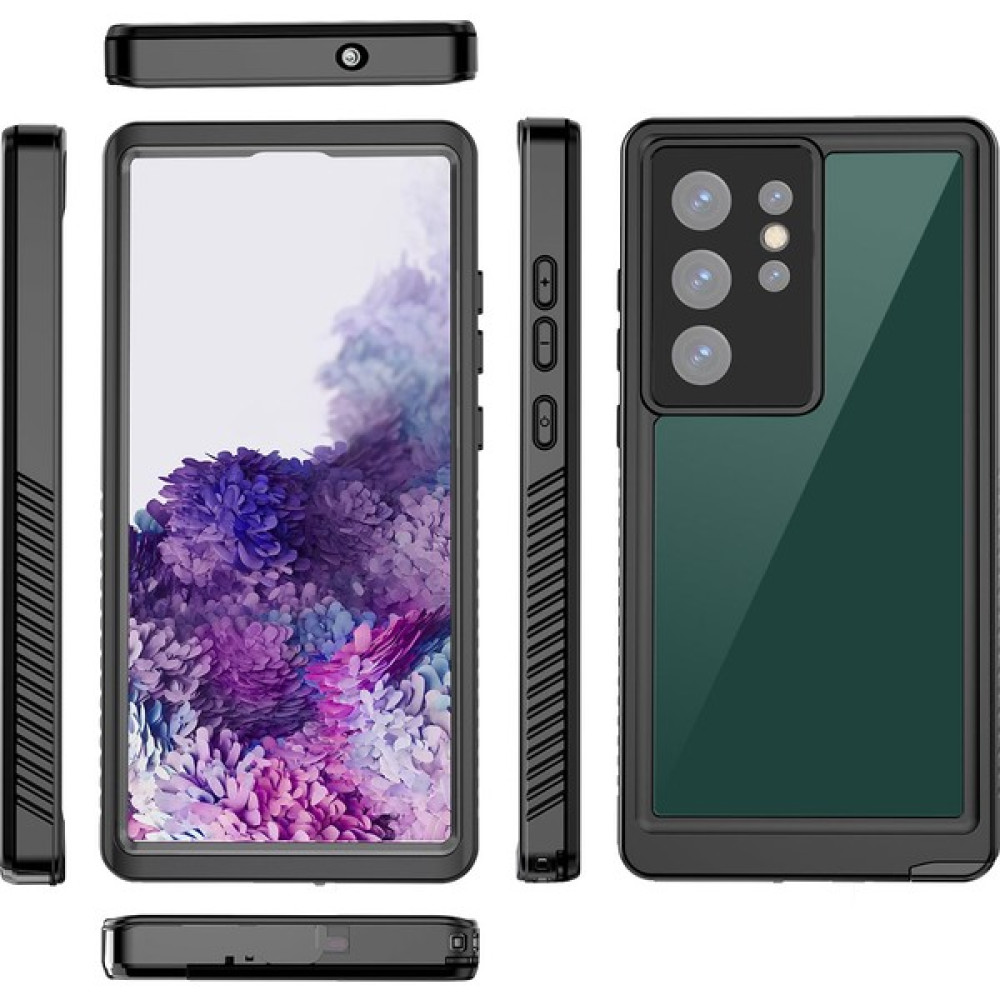 Z-Mobile Samsung Galaxy S23 Ultra Su Geçirmez Kılıf Waterproof Shockproof Ip 68 Sertifikalı Su Altı Kılıf - Siyah Cep Telefonu Kılıfı Fiyatı
