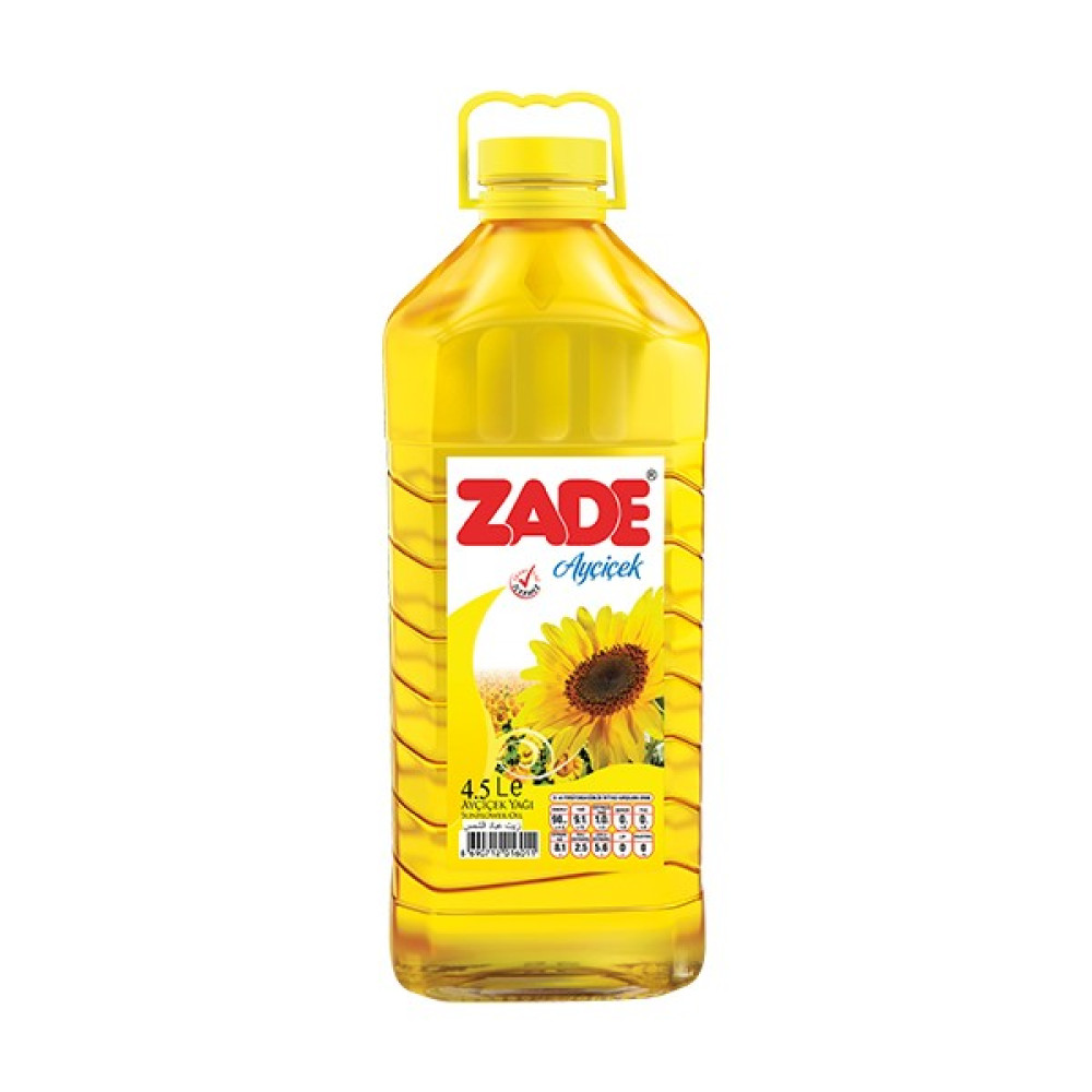Zade Ayçiçek Yağı 4,5 lt Pet Şişe Diğer Fiyatı