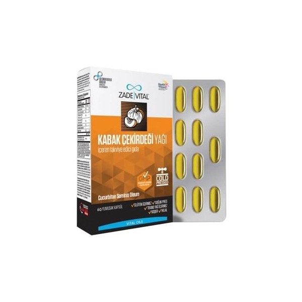 Zade Vital Kabak Çekirdeği Yağı Kapsülü Diğer Fiyatı