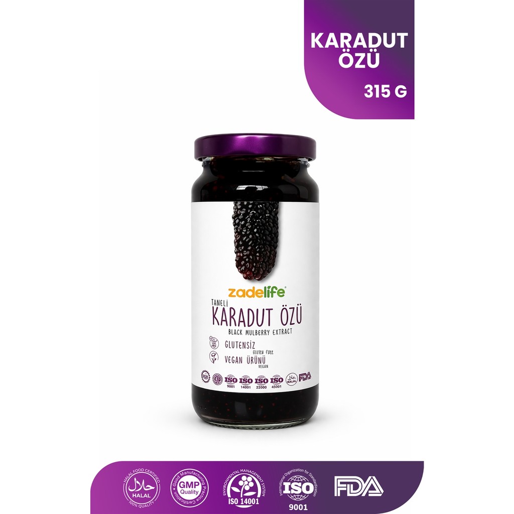 Zadelife Taneli Karadut Özü 315 gr - Lansmana Özel Diğer Fiyatı