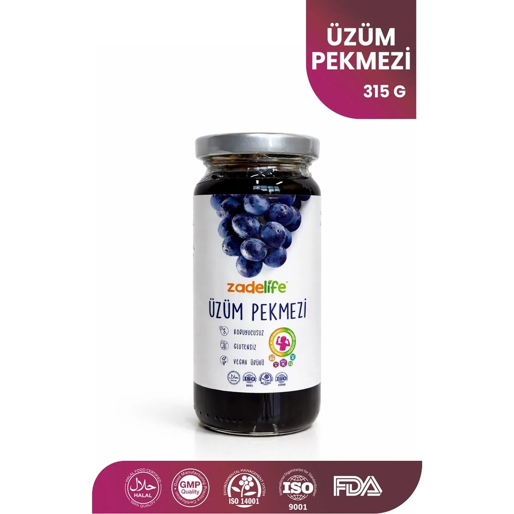 Zadelife Üzüm Pekmezi Net 315 gr Tahin Pekmez ve Helva Fiyatı