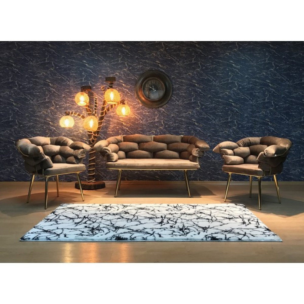 Zafir Gold Kaplama | Balon Çay Seti | Balkon Koltuk | Berjer | Balkon Çay Seti | Kafe Koltuğu | Bekleme Koltuğu | Çayseti Koltuk - Kahverengi Koltuk Takımı / Seti Fiyatı