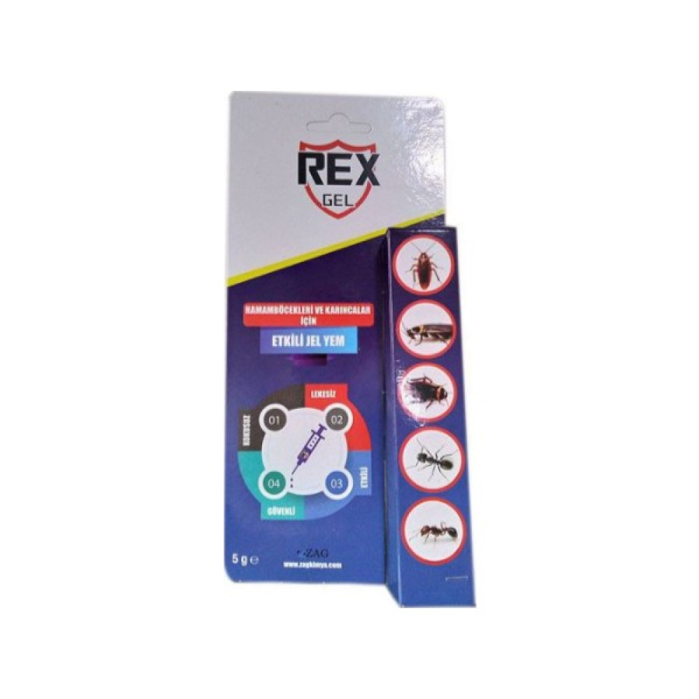 Zag Kimya Rexgel 5 gr Hamam Böceği ve Karınca Jeli Sinek-Kene-Haşere Kovucu Fiyatı