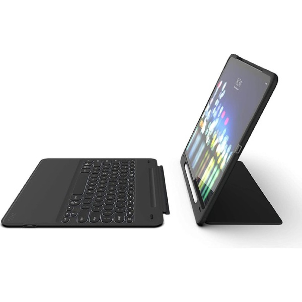 Zagg Apple iPad Pro Slim Book Go 12.9" 3. Nesil Ingilizce, Q Klavye + Kılıf - Siyah Tablet Aksesuarı Fiyatı
