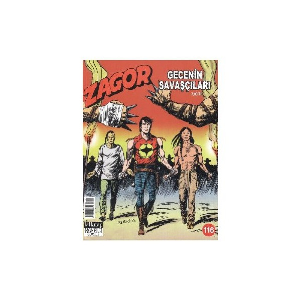 Zagor Gecenin Savaşçıları Sayı: 116 Çizgi Roman Fiyatı
