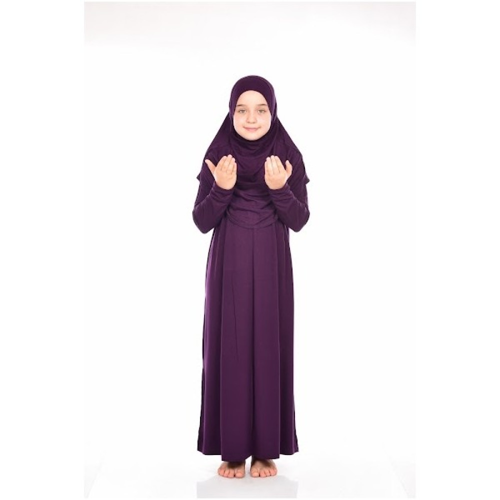 Zahranur Çocuk Namaz Kıyafeti(Tek Parça) Kız Çocuk Elbise Fiyatı